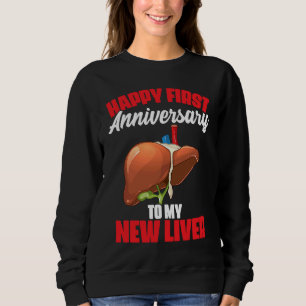 1-årsjubileum för levertransplantationsmottagare ö t shirt