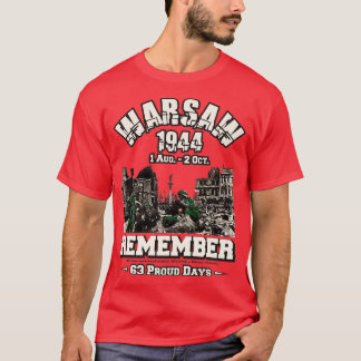 1 augusti 1944 Warszawas uppror T Shirt