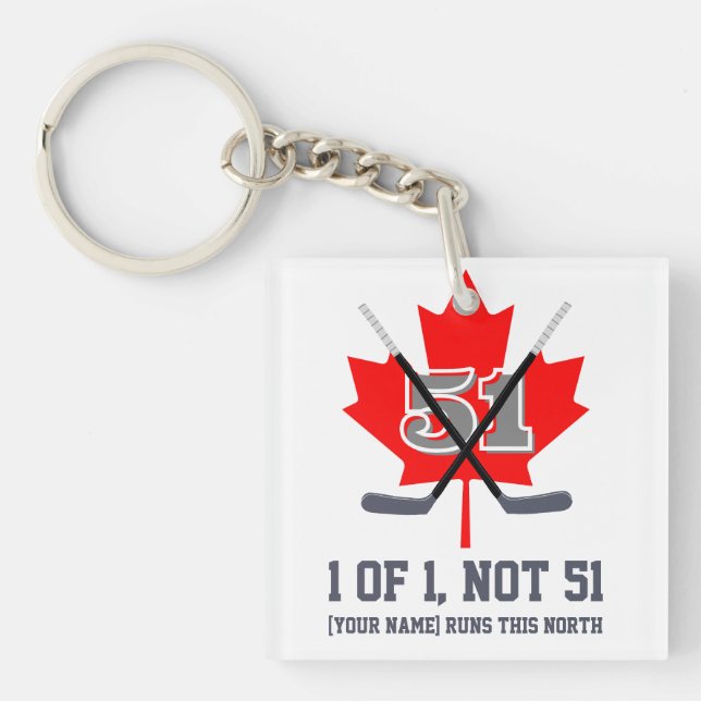 1 av 1 Inte 51 Canadian Identity Maple Löv Hockey (Framsidan)