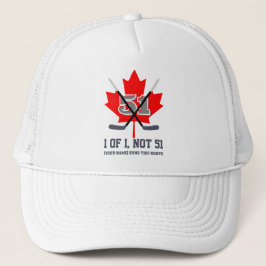 1 av 1 Inte 51 Canadian Identity Maple Löv Hockey Keps