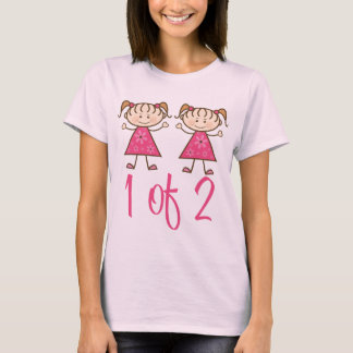 1 av 2 Rosa flickor T-shirt