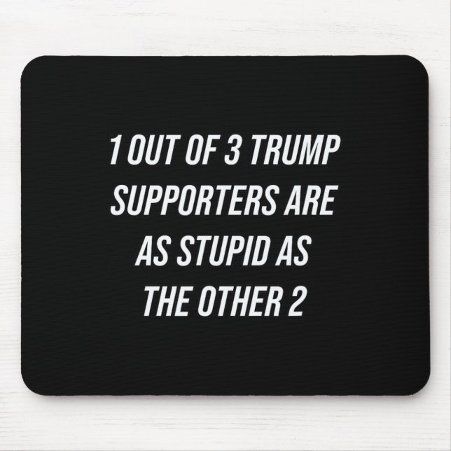 1 av 3 Trump-supportrar är lika tröga som operativ Musmatta (Framsidan)