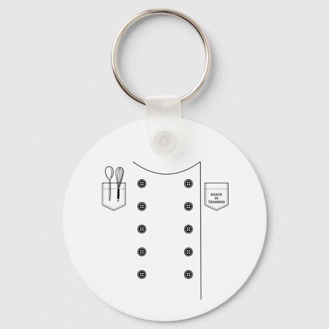 #1 Baker-ryggsäck-svamp Nyckelring (Framsida)