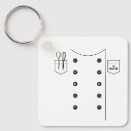 #1 Baker-ryggsäck-svamp Nyckelring