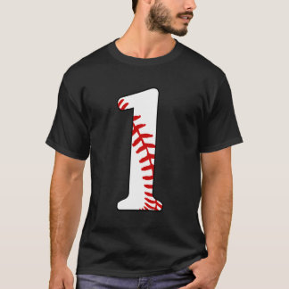 1 Baseball Kids Baseball Mamma Jersey Kärlek Baseb T Shirt