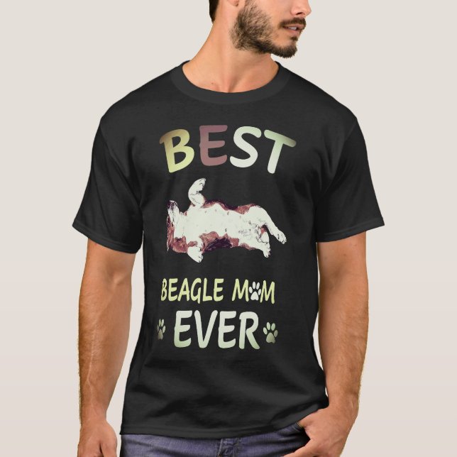 1 Bästa Beagle Mamma Någonsin Beagle T Shirt (Framsida)