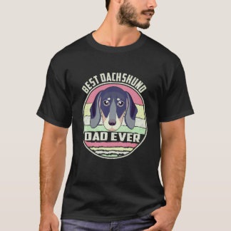 1 Bästa Dachshund Pappa Någonsin T Shirt