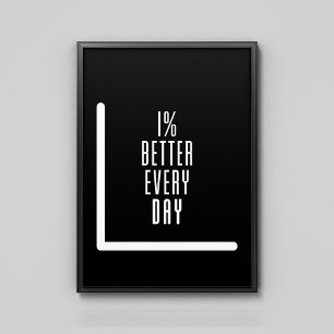 1 % bättre filmkonst canvastryck
