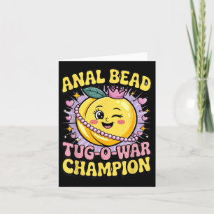 #1 Bead Tug O Krig Champion Naughty Vuxnas Gag Jok Kort