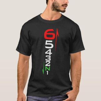 1 besegra upp 5 tee shirt