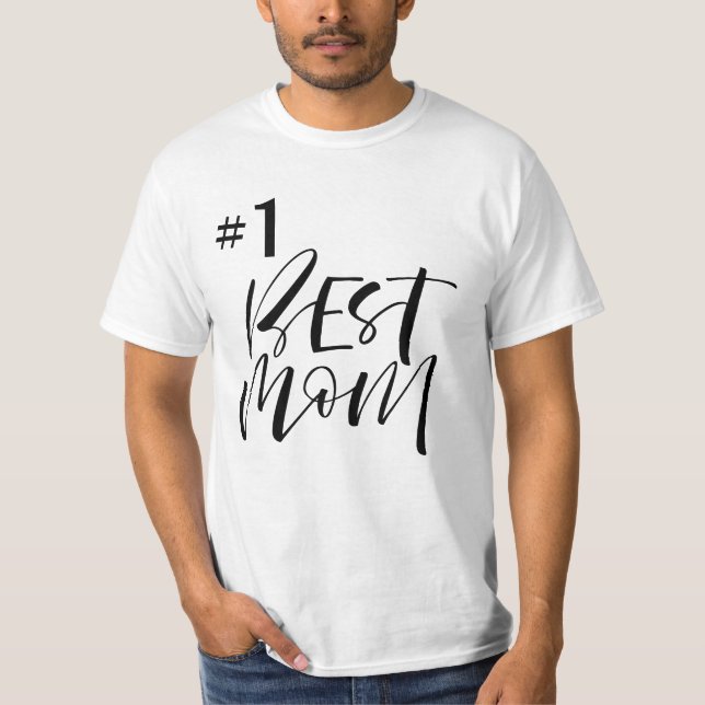 #1 BEST MAMMA T SHIRT (Framsida)