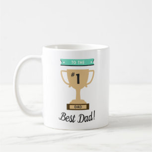 1 Best Pappa Award Stollig Trophy Fars dag Kaffemugg