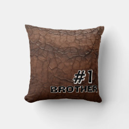 #1 Brother Leather-look Kudde