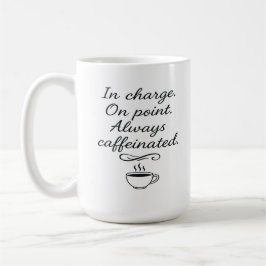 #1 Chef - Roligt och fetstil Kaffemugg