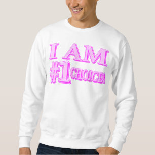 "#1 CHOICE" Cute Expression Design. Köp nu Lång Ärmad Tröja