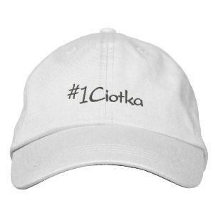 #1 Ciotka polska Moster Embroized Cap Broderad Keps