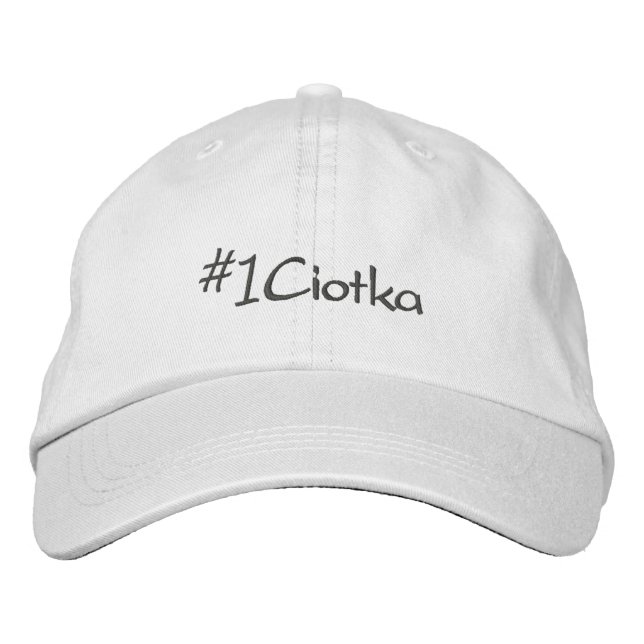 #1 Ciotka polska Moster Embroized Cap Broderad Keps (Framsida)