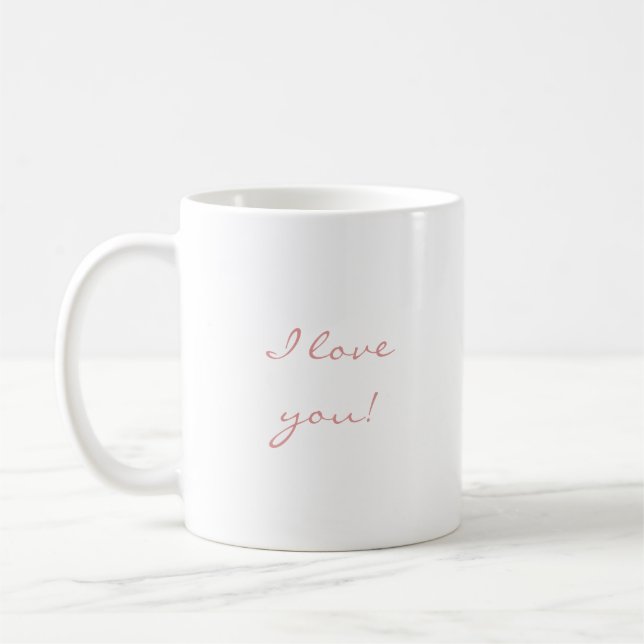 1 Cor 13 - Kärlek är Patient Kärlek är Kind Kaffemugg (Vänster)
