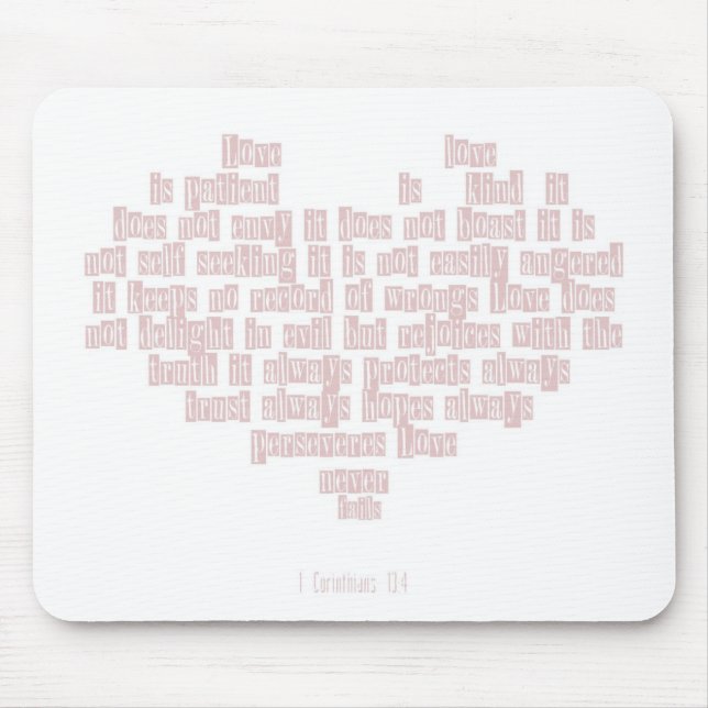 1 Corinthians13:4mus vadderar Musmatta (Framsidan)