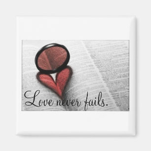 1 Corinthians13:8 Magnet