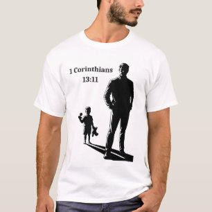 1 Corinthians 13:11 - Från barn till människa vid T Shirt
