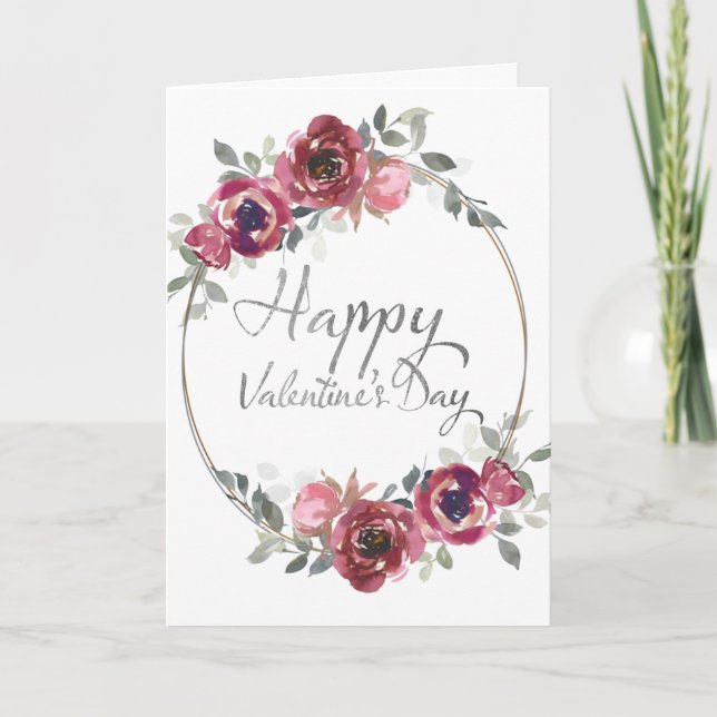 1 Corinthians 13:13 Bible Valentine Day Kort (Framsida)