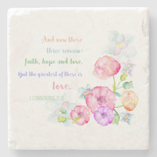 1 corinthians 13:13 Bible Verse Kärlek Stenunderlägg