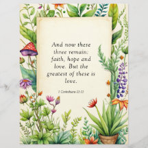1 Corinthians 13:13 Christian Bible Verse