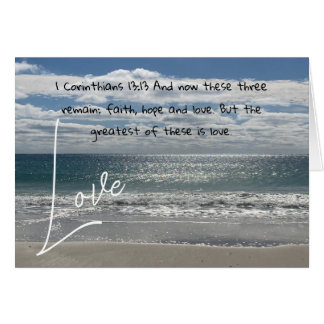 1 Corinthians 13:13 Hälsningskort