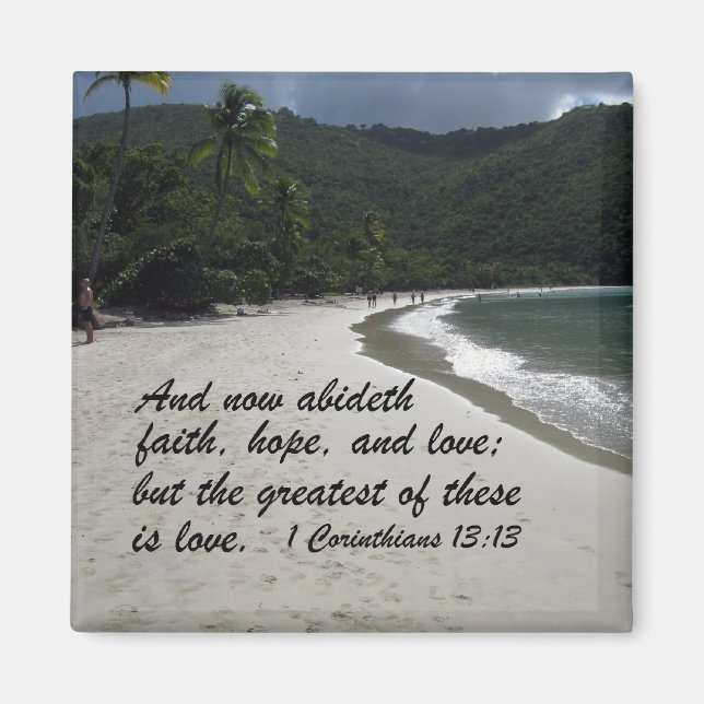 1 Corinthians 13:13 Magnet (Framsidan)