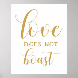 1 Corinthians 13 - Bröllop Aisle Signs Poster