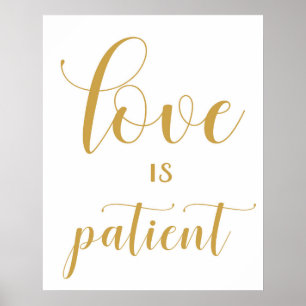 1 Corinthians 13 - Bröllop Aisle Signs Poster