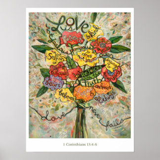 1 Corinthians 13, Kärlek är patientPoster Poster