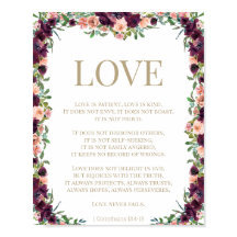 1 Corinthians 13 Kärlek Bible Verse Blommigt