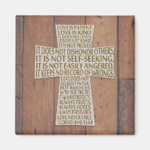 1 Corinthians 13 Kärlek Kapitel Kor Rustic Wood