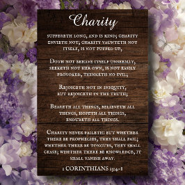 1 Corinthians 13 Kung James Scripture Christian Poster