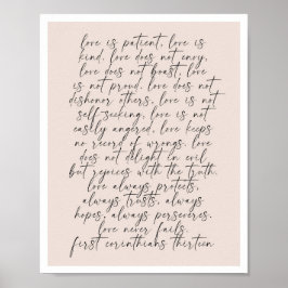 1 Corinthians 13 Poster