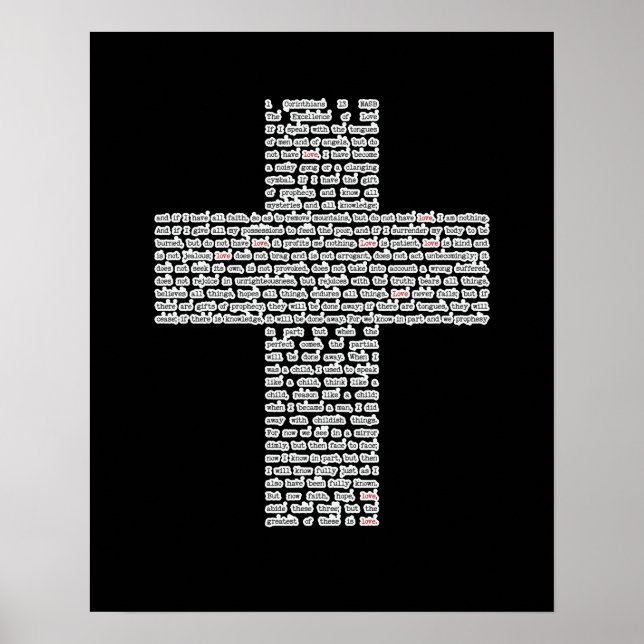 1 Corinthians 13 Poster (Framsidan)