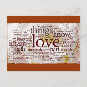 1 Corinthians 13 Ro (v1) Vykort