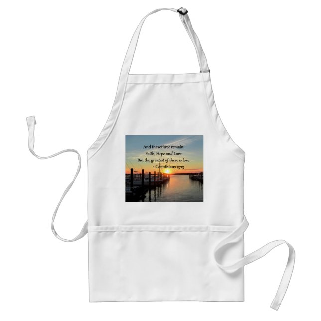 1 CORINTHIANS 13 SUNSET DESIGN FÖRKLÄDE (Framsidan)