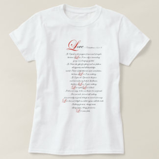 1 Corinthians 13 T Shirt