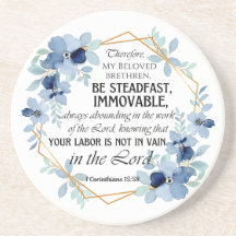 1 Corinthians 15:58, inspirationsfull Blommigt