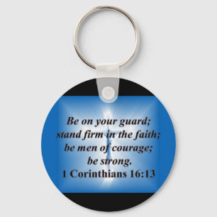 1 Corinthians 16:13 Nyckelring