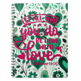 1 Corinthians 16:14 Anteckningsbok