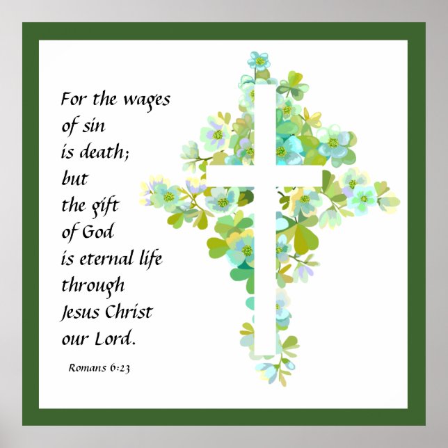 1 Corinthians 1:18 Poster (Framsidan)