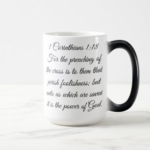 1 Corinthians 1:18 Scripture Kor Mugg