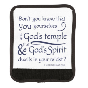 1 Corinthians 3:16 Du är Guds tempel Handtagsskydd