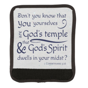 1 Corinthians 3:16 Du är Guds tempel Handtagsskydd
