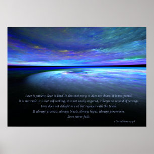 1 Corinthians 4:8 Horizons Skriv ut Poster