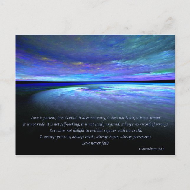 1 Corinthians 4:8 Vykort (Framsida)